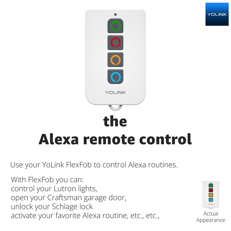 FlexFob 4-Button Smart Fob, up to 8 Functions, Trigger Alexa