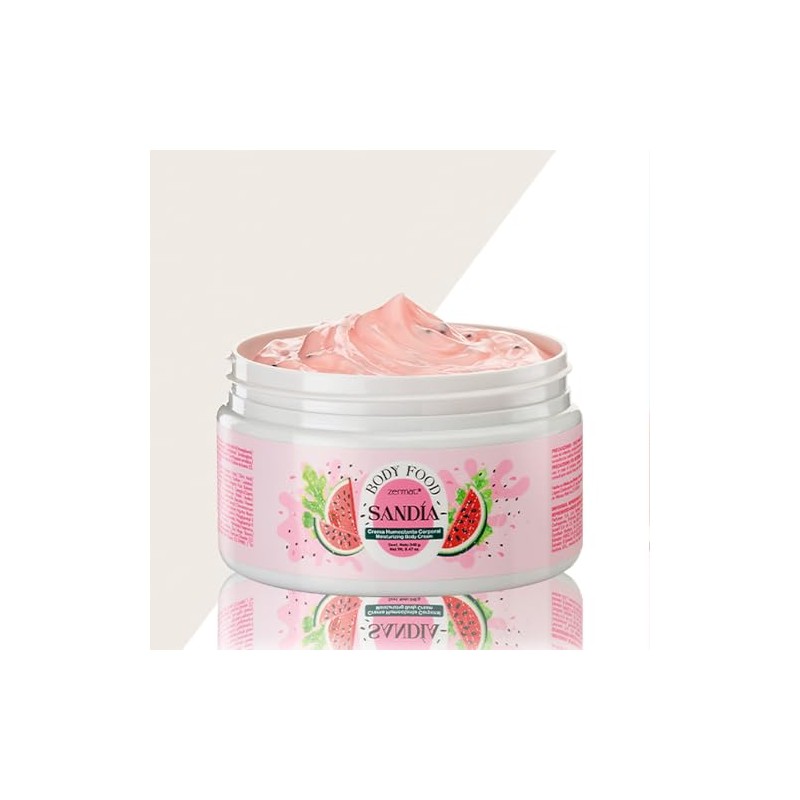 Crema Humectante Corporal Aroma Sandía, (SET DE 2) con Vitaminas