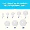 KastLite 12" Clear Acrylic Lamp Post Globe | Smooth Textured