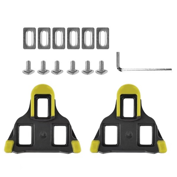 Biglumin SPD Pedals Road Rail Set, Pedal Buckle 6 Degree