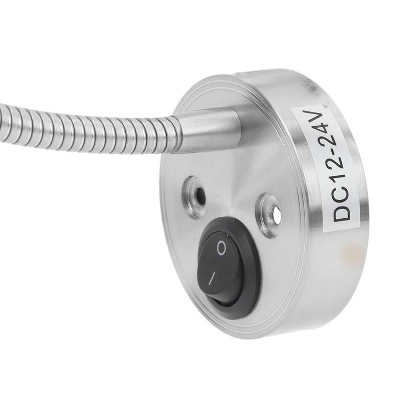 RV LED Bedside Light 360 Degree Swivel Flexible Goosneck Light