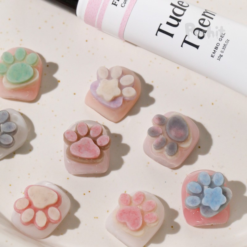 Pochit Tudetam Fluffy Velvet Gel 8-piece set / 포칫 튜드탬