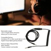 Coiled Headphone Cable Replacement Headset Sound Cord with Volume Key