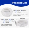 10pcs White Linen Liner Cloth Cover Fit 8" 9" 10"