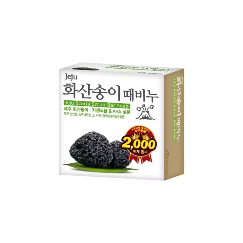 Mugunghwa [무궁화]제주화산송이 때비누100g x 24입 [Mugunghwa] Jeju Volcanic Ash Soap