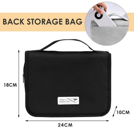 Bldrwer Toiletry Bag Men Toiletry Bag Women Cosmetic Bag 1 Piece Hanging Toiletry Bag Multiple Cabins Large Capacity for Travel Bathroom Toiletries (Brown), black, Fashion