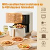 Air Fryer Paper Liners, 110 PCS Non stick Oil Resistant
