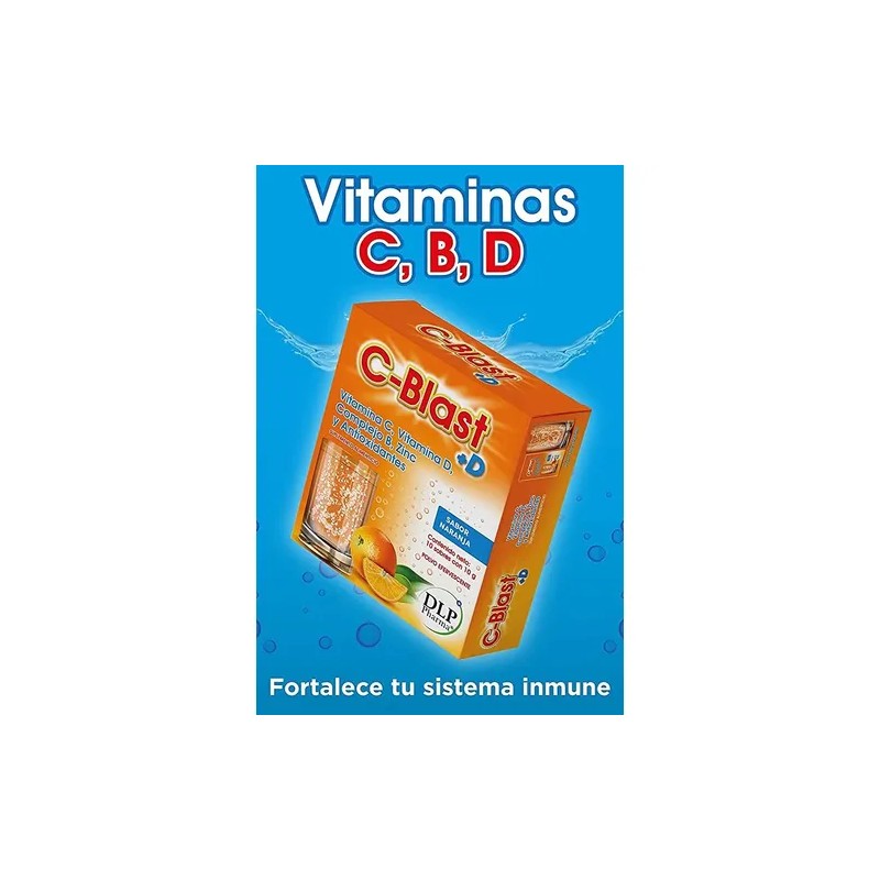 Blast Vitamina Complejo Zinc Polvo Sobres