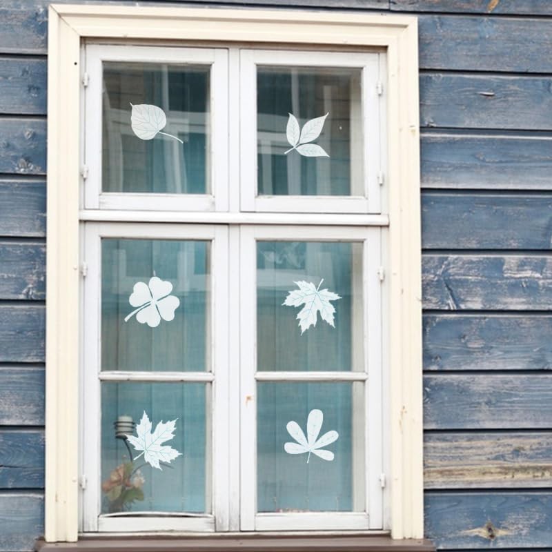 26pcs Leaf Window Strike Prevention Stickers Anti-Collision Window Clings Prevent