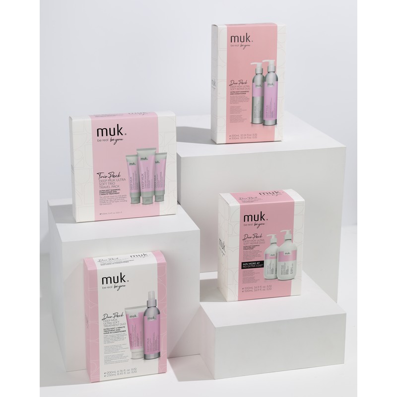 Muk Deep Muk Ultra Soft Leave-in Conditioner and 1 Minute