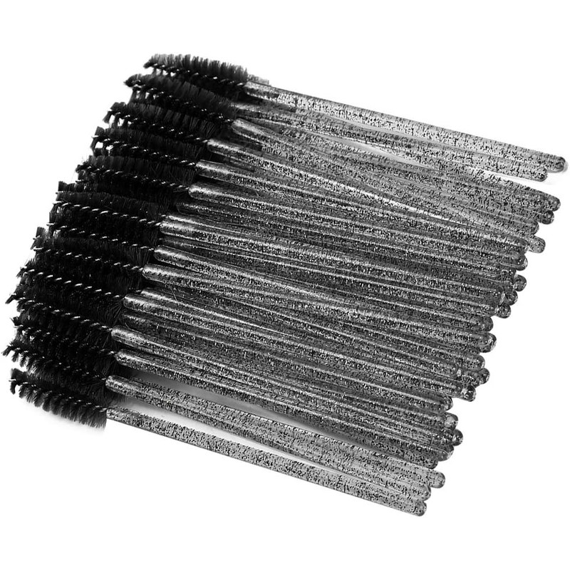 Brochas desechables de nailon para máscara de pestañas y cejas: