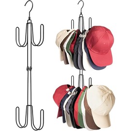 Hat Hangers for Closet, Stainless Steel Hat Organizer, Hat Racks for Baseball Caps, Cap Organizer for Baseball Caps, 1 Pack Brand: NANATI