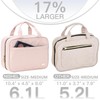 NISHEL Travel Toiletry Bag for Women - Portable Hanging Organizer