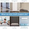 Hojoy Hojoy 2 Pack Under Door Draft Stopper, Adjustable Door