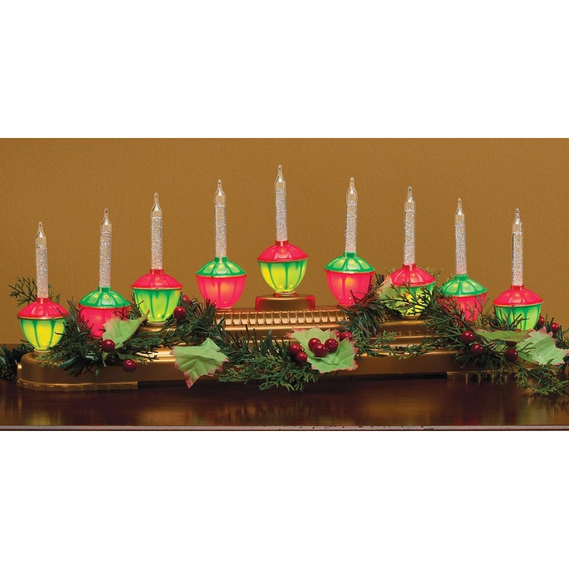 Miles Kimball Retro Bubble Light Centerpiece, Includes 9 Nostalgic Bubble