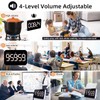 Rechargeable Digital Kitchen Timer for Cooking, Magnetic Timers with Countdown/up,