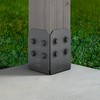 Simpson Strong-Tie APVB88 Outdoor Accents Avant Collection ZMAX, Black Powder-Coated