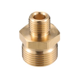VekAuto Pressure Washer Connector, G1/4" to M22x1.5 Adapter Brass Screw Hose Connector Universal for Pressure Washer Quick Connect Brass Copper Tone