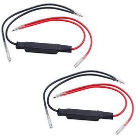 YFFSFDC Motorcycle Motorcycle LED Turn Signal Resistor 12V 10W Anti-Hifle Resistance Cancel Decoder Universal Pack of 2