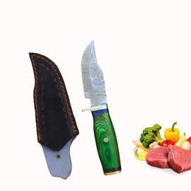 Japanese Boning Knife with sheath Household Meat Boning Small Kitchen Knife Portable Boning Meat Family Party Meat Cutter - Style: A-001