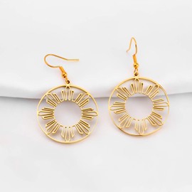 bobauna Collar con bandera de sol filipina y estrella filipina, regalo de joyería para amigos filipinos