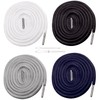 4Pcs Replacement Drawstring Cord for Pants,Round Cotton Drawstring for Hoodies,
