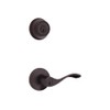 Kwikset SmartKey Security Venetian Bronze Lever and Single Cylinder Deadbolt