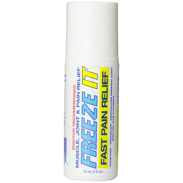 Freeze It Advanced Therapy Gel, Roll on, 3-Ounce
