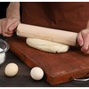 Rolling Pin, 13.8 Inch Wood for Kneading the Dough of