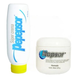 Crema Pepepsor 135 Gr Y Pomada De Noche Nopsor 125 Gr