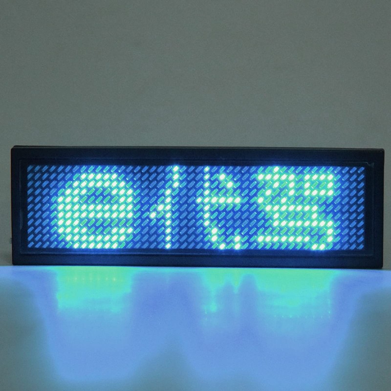 110-240V LED Name Plate, 4 Character Sign Display, Scroll Message