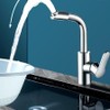 Bathroom Faucet, Swivel hot and Cold Water Faucet, Double hot