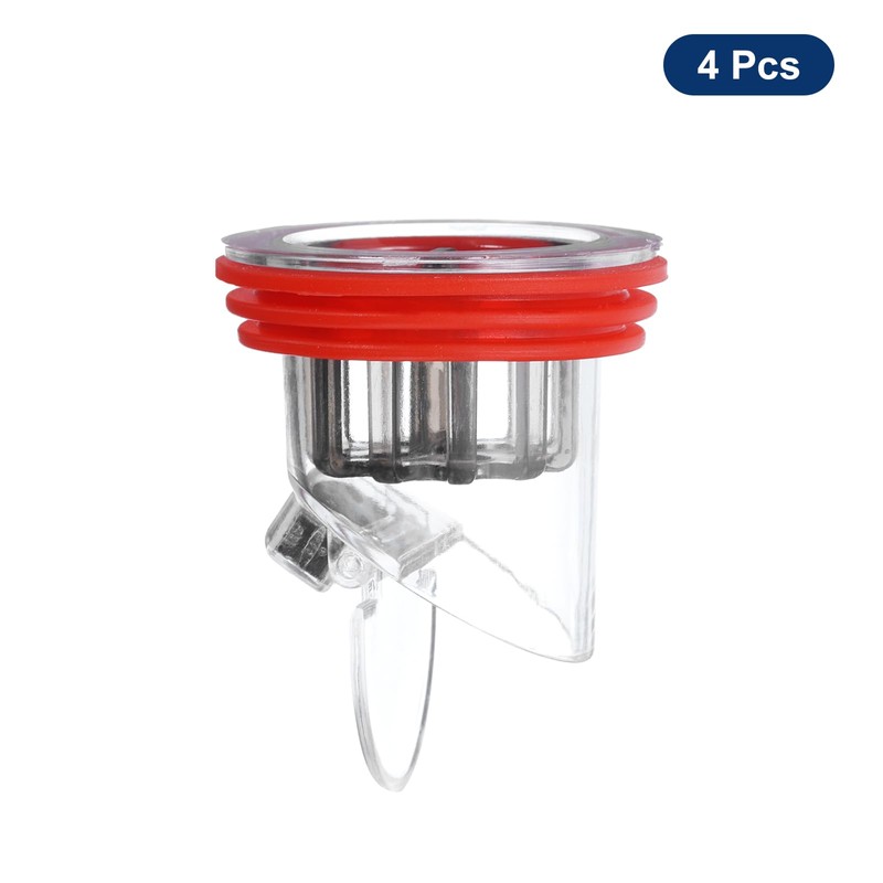 uxcell Odor Proof Floor Drain, Anti-Sewer Backflow One-Way Preventer (4P,