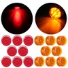 ECCPP 2" 9 Led Round Trailer Led Side Marker Light