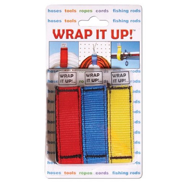 Wrap It Up, Set of 3 Cord Organizers, Assorted Colors