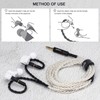 OKCSC HiFi Headphone Plug 3.5mm(Contact Headphone) to MMCX(Contact Cable) Original