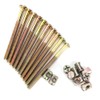 Pack of 10 Furniture Screws M6 Carbon Steel with Barrel