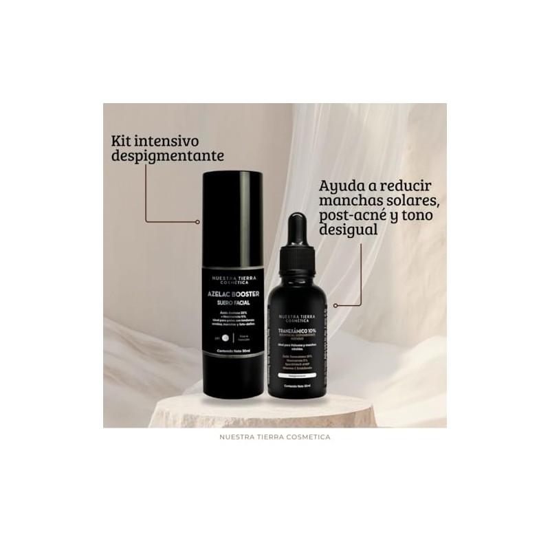 Nuestra Tierra Cosmética Kit Facial Azelac Booster 10% + Tranexámico