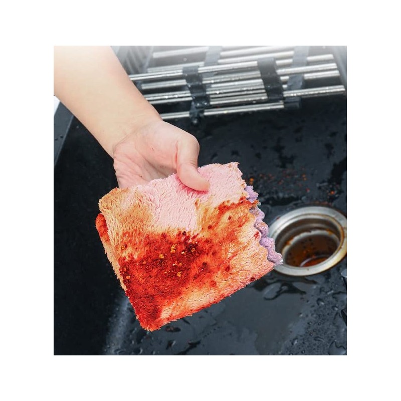 ScrubMe| 6 Pack Microfibre Cloths | Extra Absorbant | Double