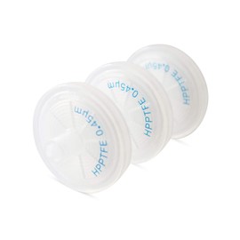 Hydrophilic PTFE Syringe Filters 25mm Diameter 0.45μm Pore Size for Laboratory Filtration [CASE OF 100pcs] by Allpure Biotechnology