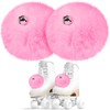 Sumind 2 Pieces Roller Skate Pom Poms with Bells for