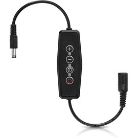 Aquarium Light Timer&Dimmer Fish Tank Light Controller with Adjustable Brightness Single Channel LED Light Timer 4/8/12h Dimmer Lights Switch for 5-24V DC LED Lights