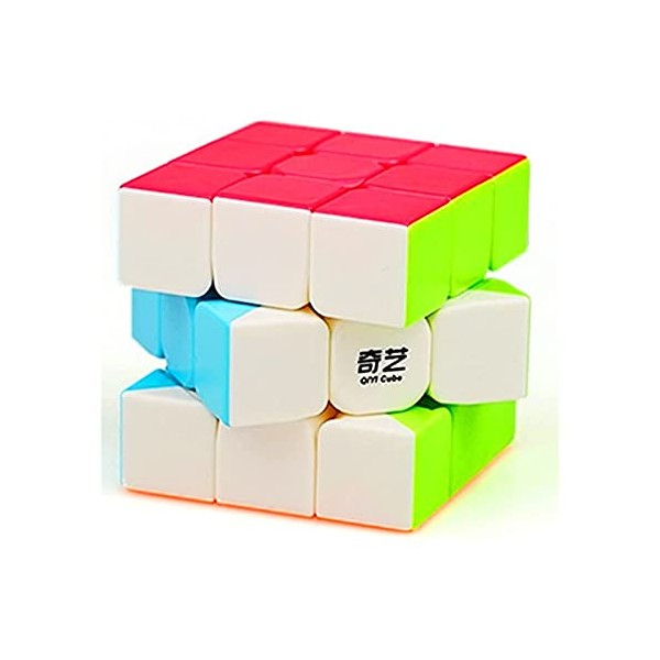 CuberSpeed QY Toys Warrior W 3x3 Stickerless Speed Cube Puzzle Warrior W 3x3x3 Stickerless Cube
