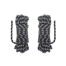 2 Paracord, 0.3 inch (8 mm), Guy Rope, 32.8 ft (10 m), Reflective Material, Nylon Cord, Challenger Rope, For Towing, Tents, Climbing, Load Capacity: 776.6 lbs (340 kg) (2 strands are 65