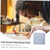 Outanaya 2Pcs Sound Felt Pads DIY Noise Absorbing Cushions for