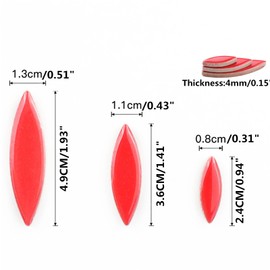 Leaf Petal Ceramic Mosaic Tiles for Crafts, 500g/1.1LB Irregular Mosaic Pieces, Petal Mosaic Tiles DIY Mosaic Making Stones for Craft Hobby Arts Wall Decoration (Orange)