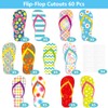 Fancy Land Flip-Flop Cutouts Summer Bulletin Board Cutouts Decorations for