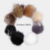 Faux Fur Pompom for Hats and Beanies, Fake Fur Pom