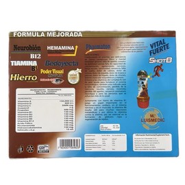 Hierro Multivitamínico 10 en 1 con Zinc – Suplemento Dietético con 10 Micro Botellas de 15 ml para Energía, Inmunidad y Bienestar General