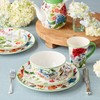 Greenhouse 16-Piece Dinnerware Set, Service for 4, Botanical Patterns with